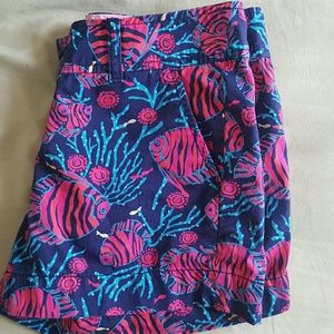 Lilly Pulitzer Callahan Shorts, Jammin' Fish Sz 0