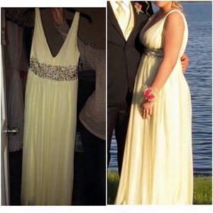 Yellow Prom Dress. Size 10.