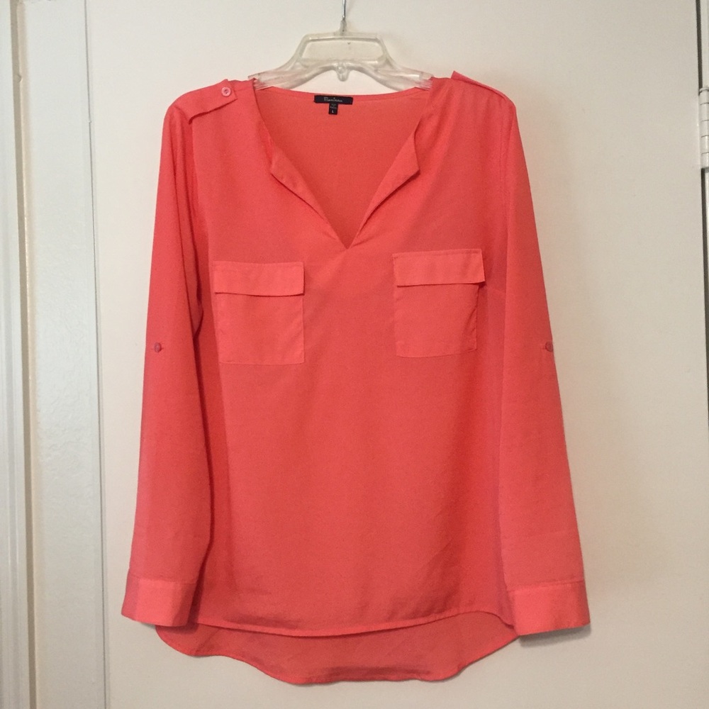 *SOLD* Nordstrom coral blouse