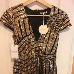 Sequined romper