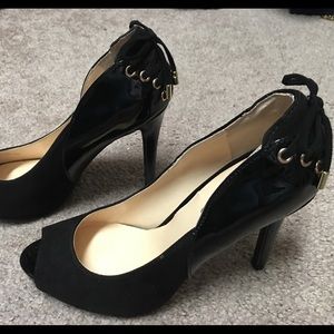 Guess Patent Leather and "Suede" heels