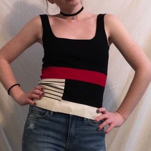 Wayne Rogers, Sweater Tank Top, Vintage 1980s.