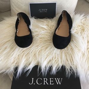 New JCREW Black Ballet Flats Size 8 1/2