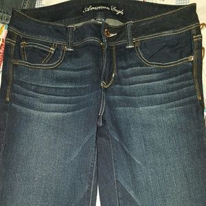 American Eagle size 12 long stretch bootcut jeans