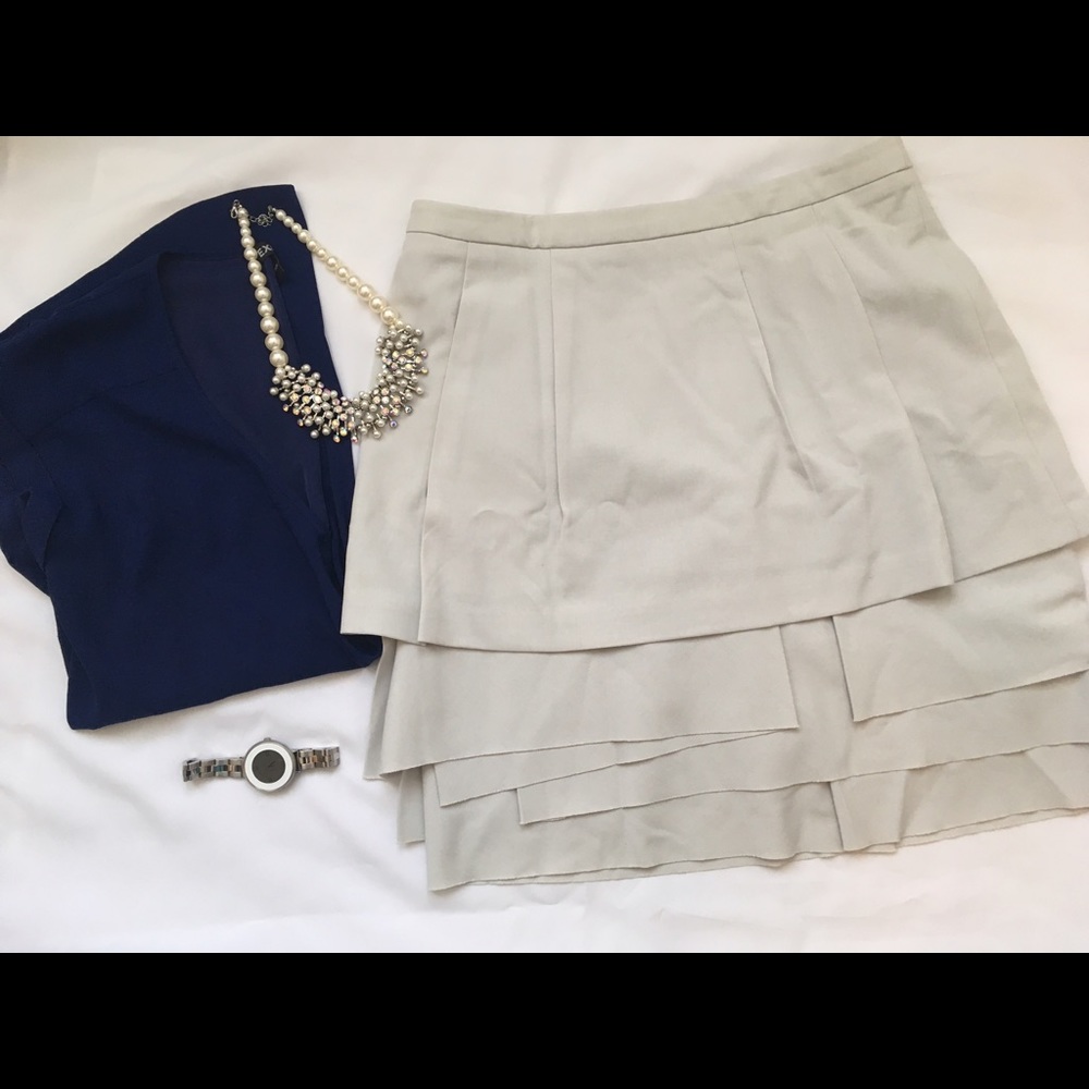 BCBG Max Azria Tiered Skirt
