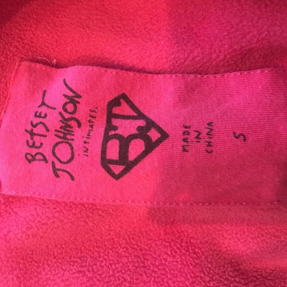 Betsey Johnson Intimate Animal Print Bathrobe. - Picture 3 of 4