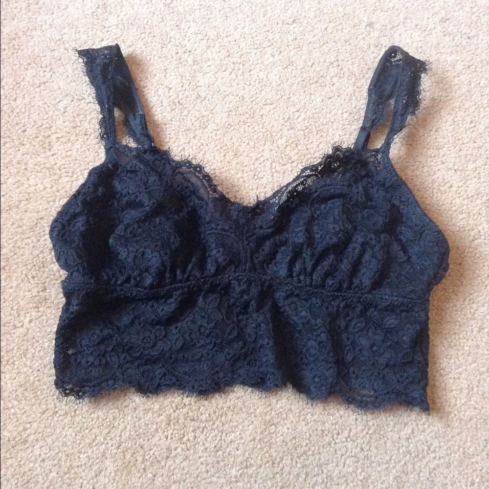 Aerie eyelash lace bralette