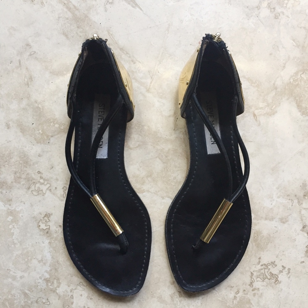 Steve Madden Gold Plated Sandals