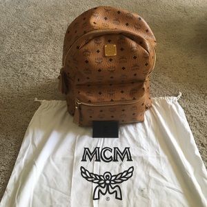 100% authentic MCM large backpack