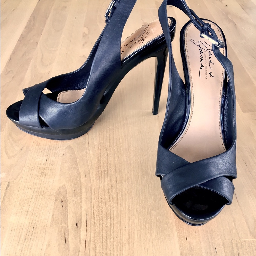 Mark and James by Badgley Mischka she 8 peep toe