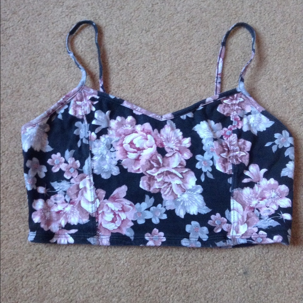 Floral crop top