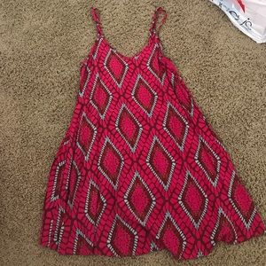 Pink and turquoise dress