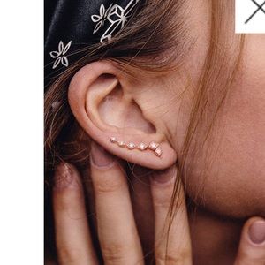 Swarovski Luv aj rose gold earring sets BRAND NEW