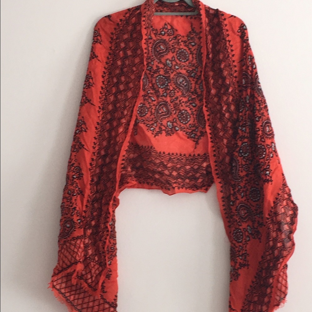 J. Crew tissue weight scarf