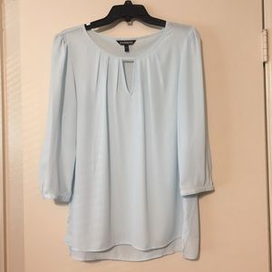 Express power blue blouse