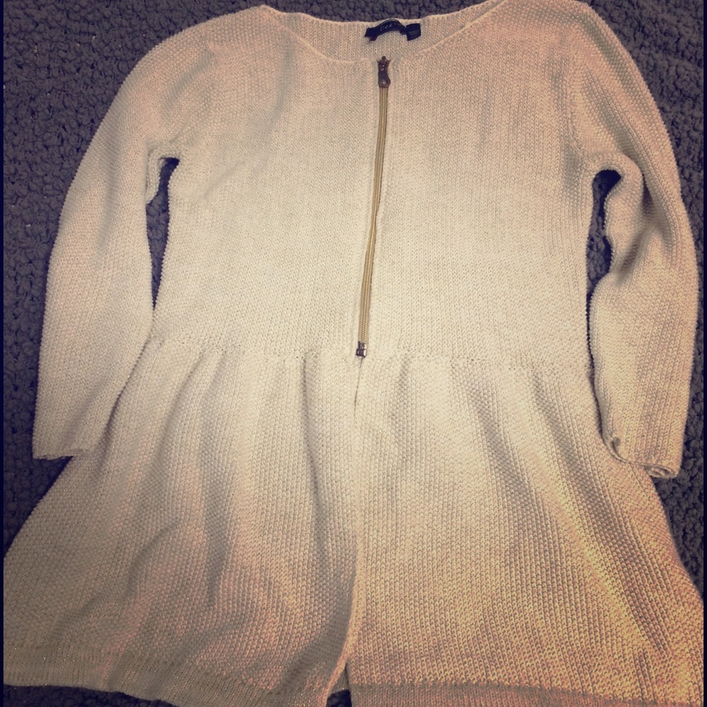 Half zip sweater jacket!