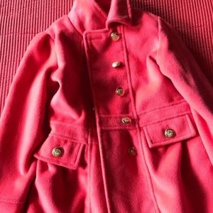 New Total Girl Peacoat, Pink And Gold