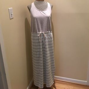 Gray and baby blue Maxi