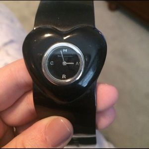 Marc Jacobs Black Heart Watch