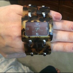 Michael Kors tortoise shell watch