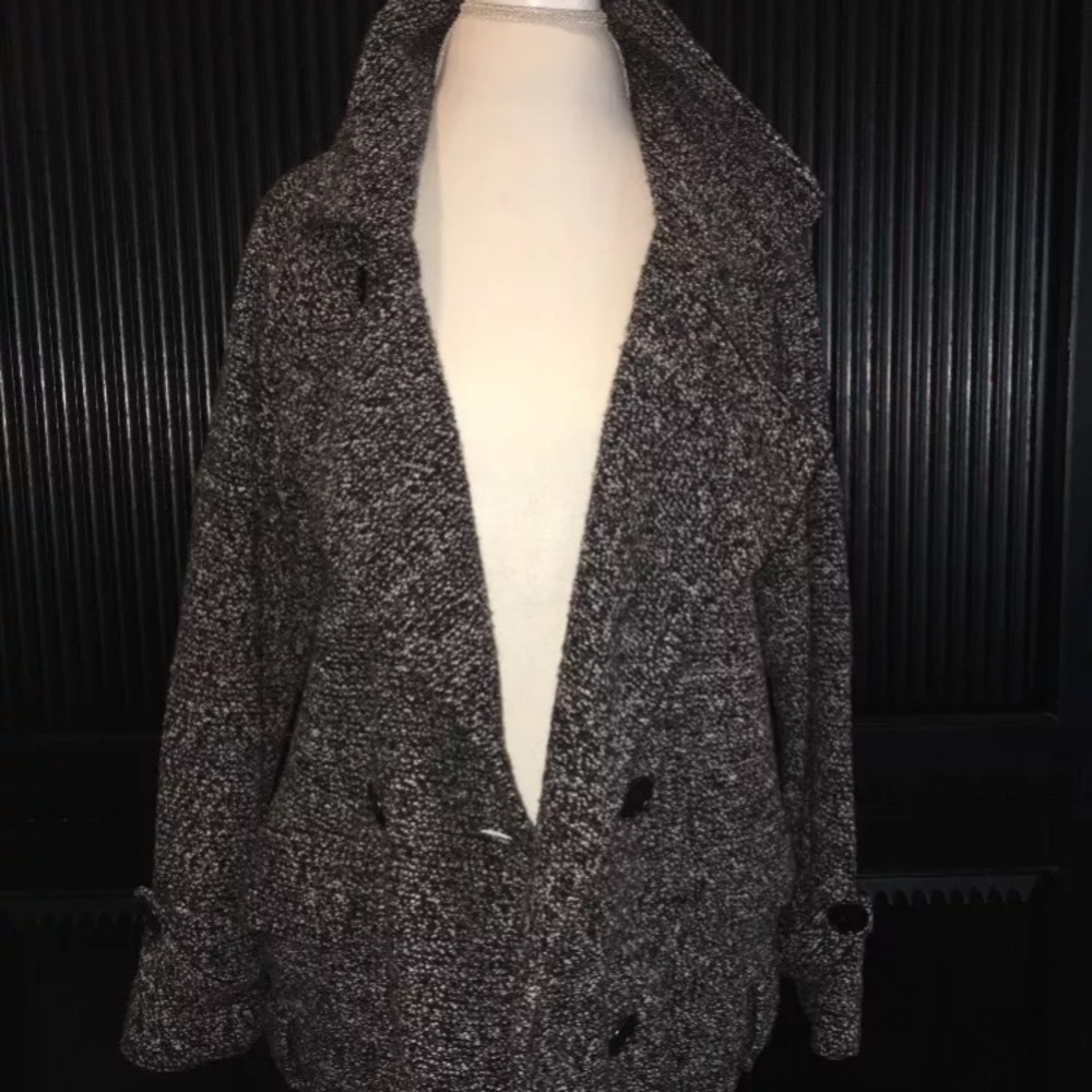 Free People Women's Boucle Pea Coat Style Sweater