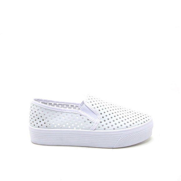 Perforated Star Slip On Sneaker - Picture 3 of 4