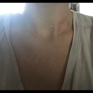 Gold Chain Wrap Necklace