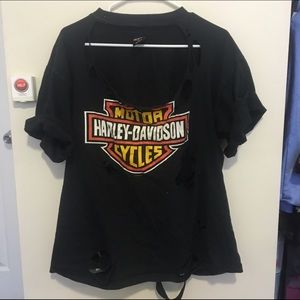 Vintage Harley Davidson Distressed T-Shirt