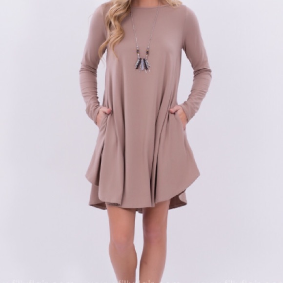 ‼️SOLD‼️NWT Warm Long Sleeve Tunic Dress - Picture 2 of 3