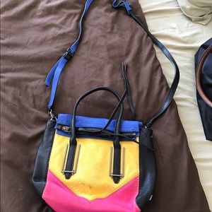 Leather pop-art Botkier shoulder bag!