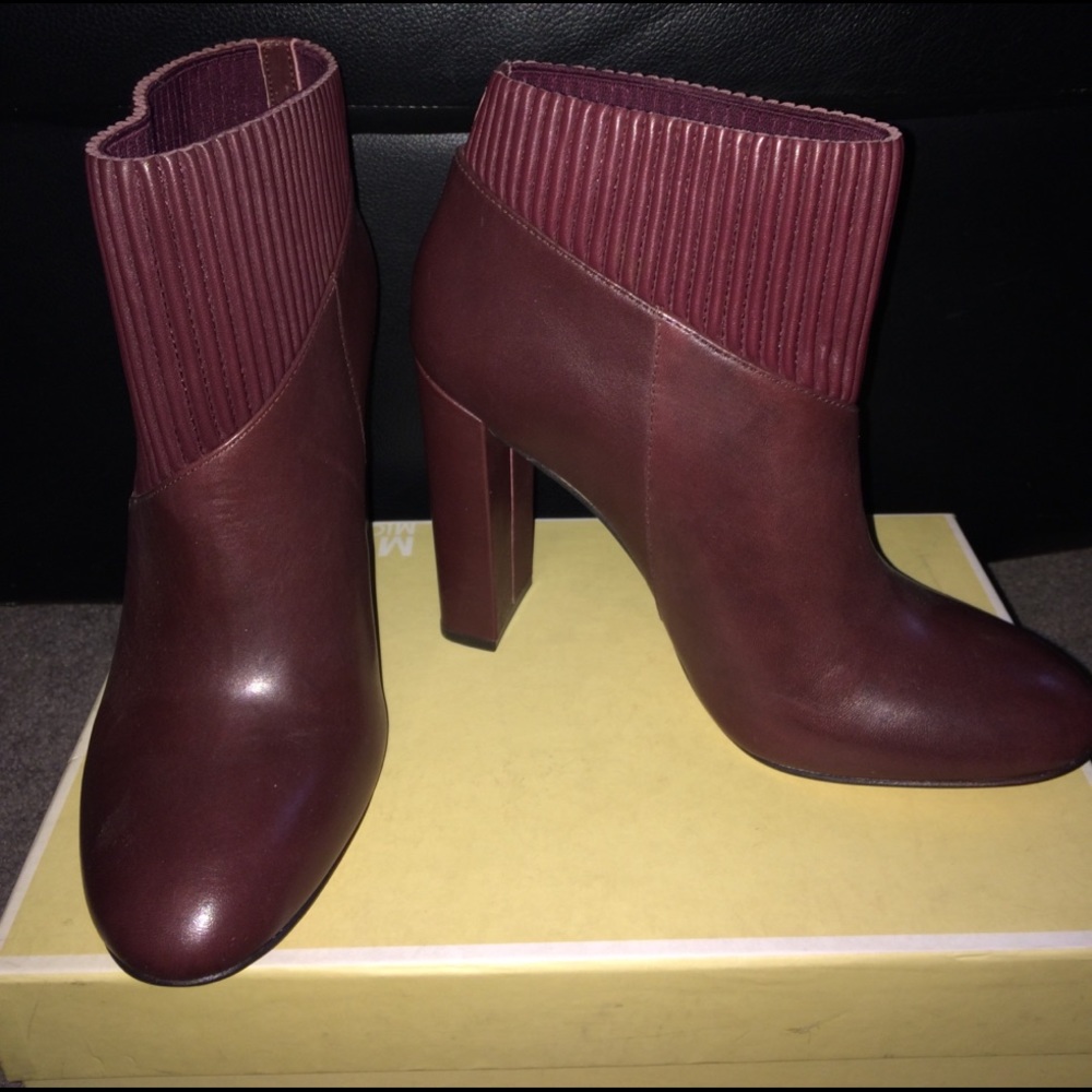 Calvin Klein genuine leather ankle boots