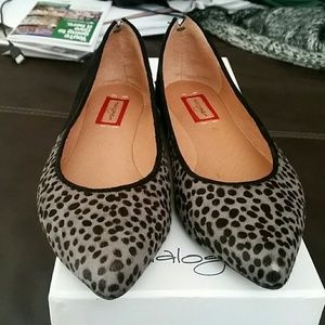 Grey leopard with black flats!