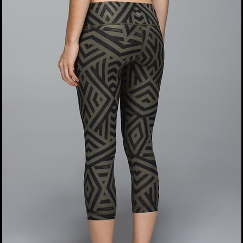 Lululemon Wunder Under Crop II - Shuffle Fatigue