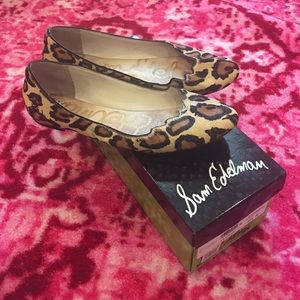 Leopard Flats (Sam Edelman - Alaine, Calf Hair)
