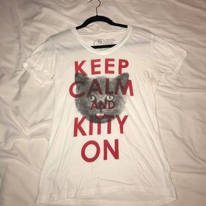 Keep Calm and Kitty On tee