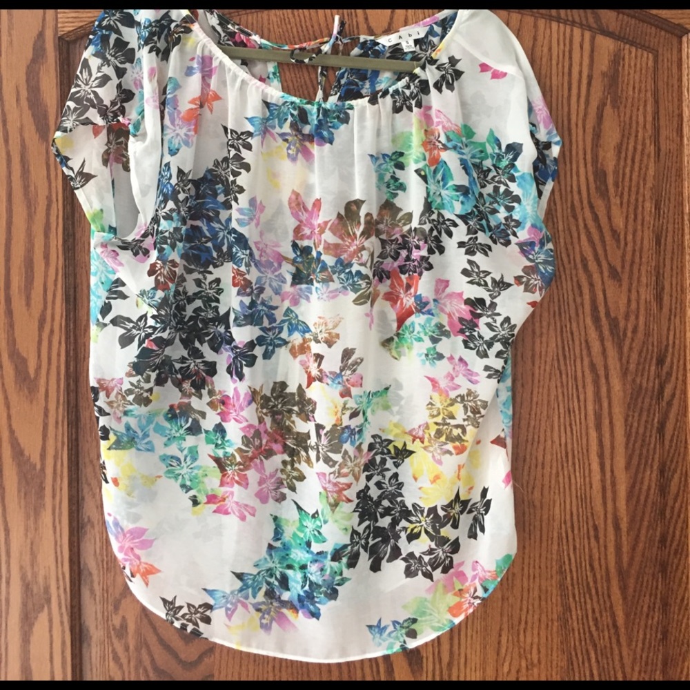 Cabi Floral top.