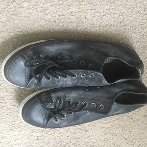 Leather Converse