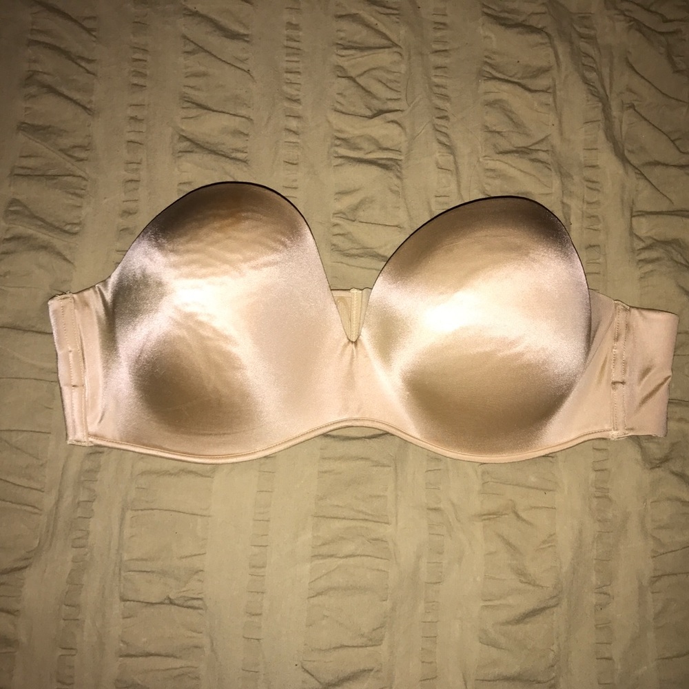 Worn once- 40D strapless Cacique bra