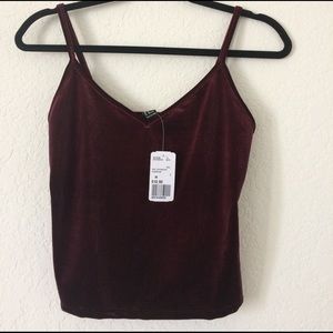Crushed velvet crop top. Offers accepted!!
