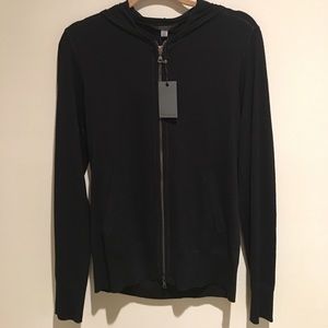 VINCE Wool Zip Hoodie
