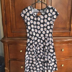 Daisy keyhole skater dress.