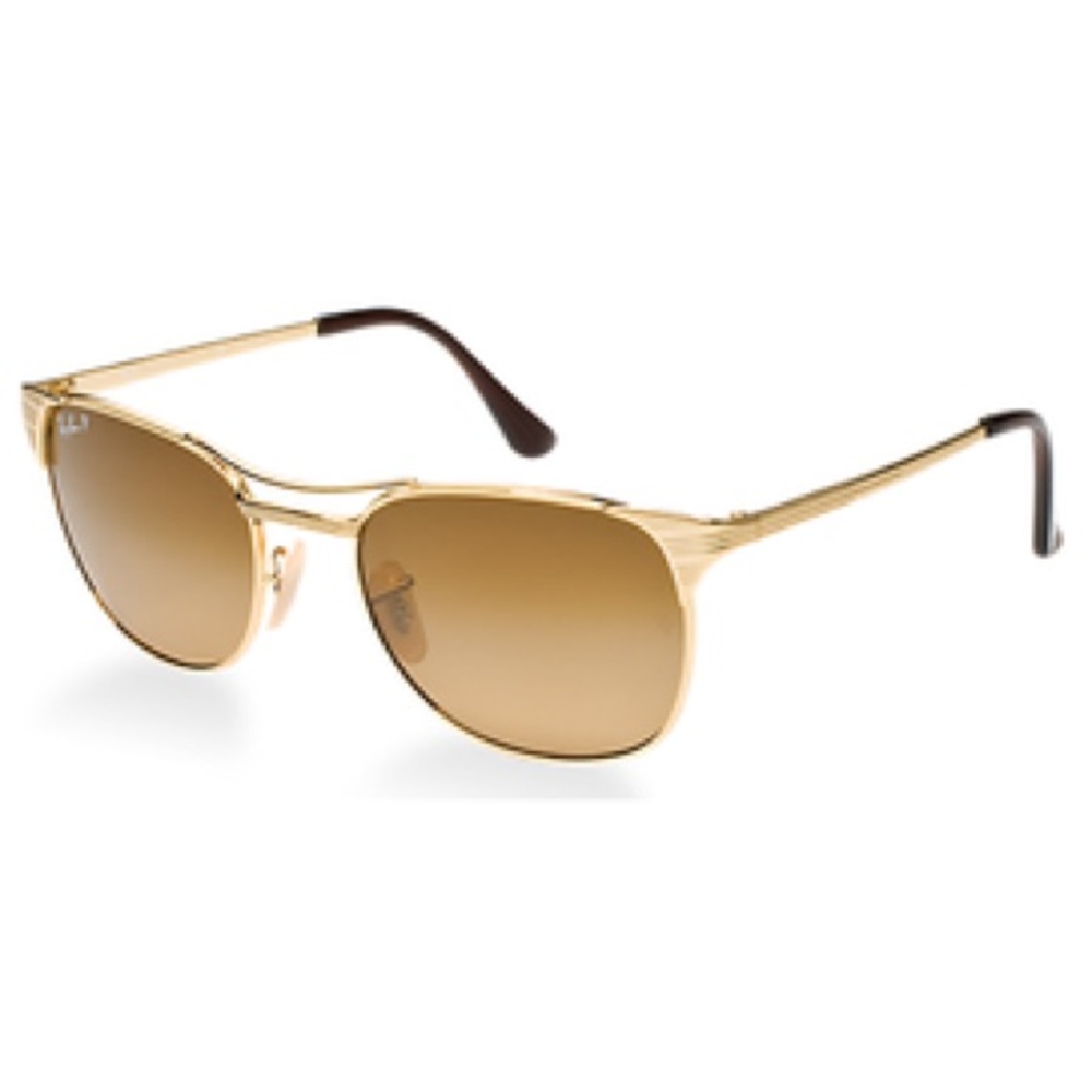 !!!!SOLD!!!!!! Gold polarized ray bans