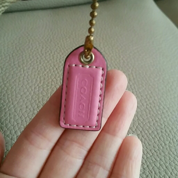 COACH SIGNATURE PINK STRIPE JACQUARD BAG - Picture 3 of 5