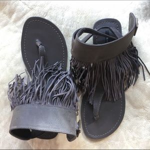 Fringe Sandals