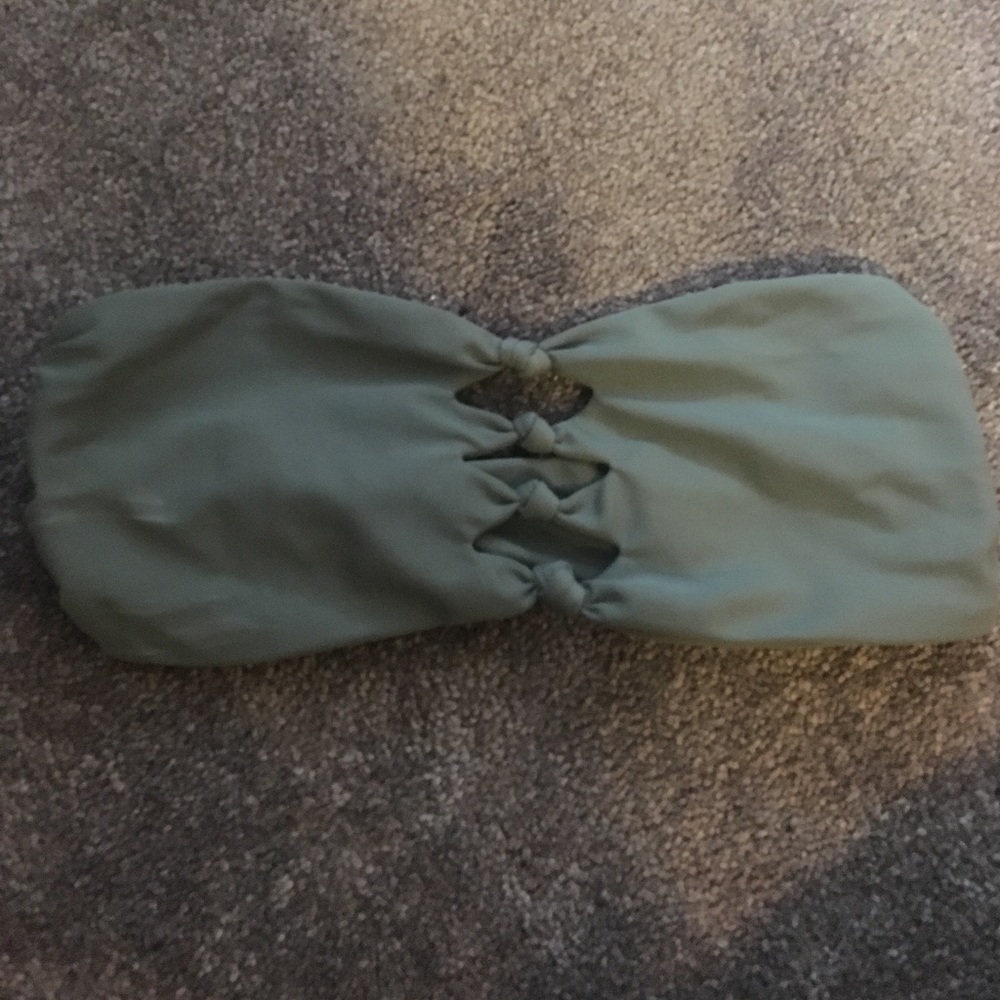 Mikoh olive green bandeau
