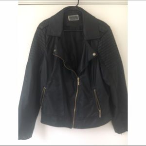 Leather motorcycle Jacket