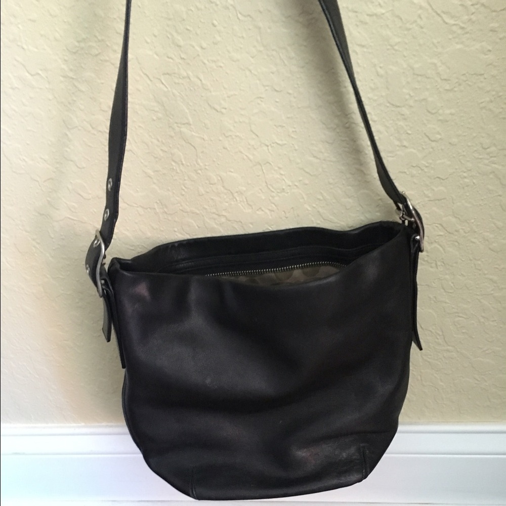 Coach Leather Shoulder Bag
