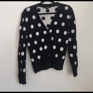 Polka dot cardigan