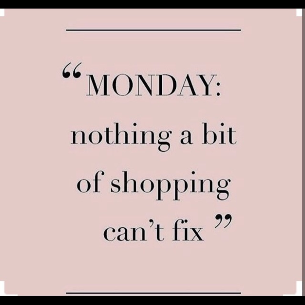 🌺 Shopping Monday!