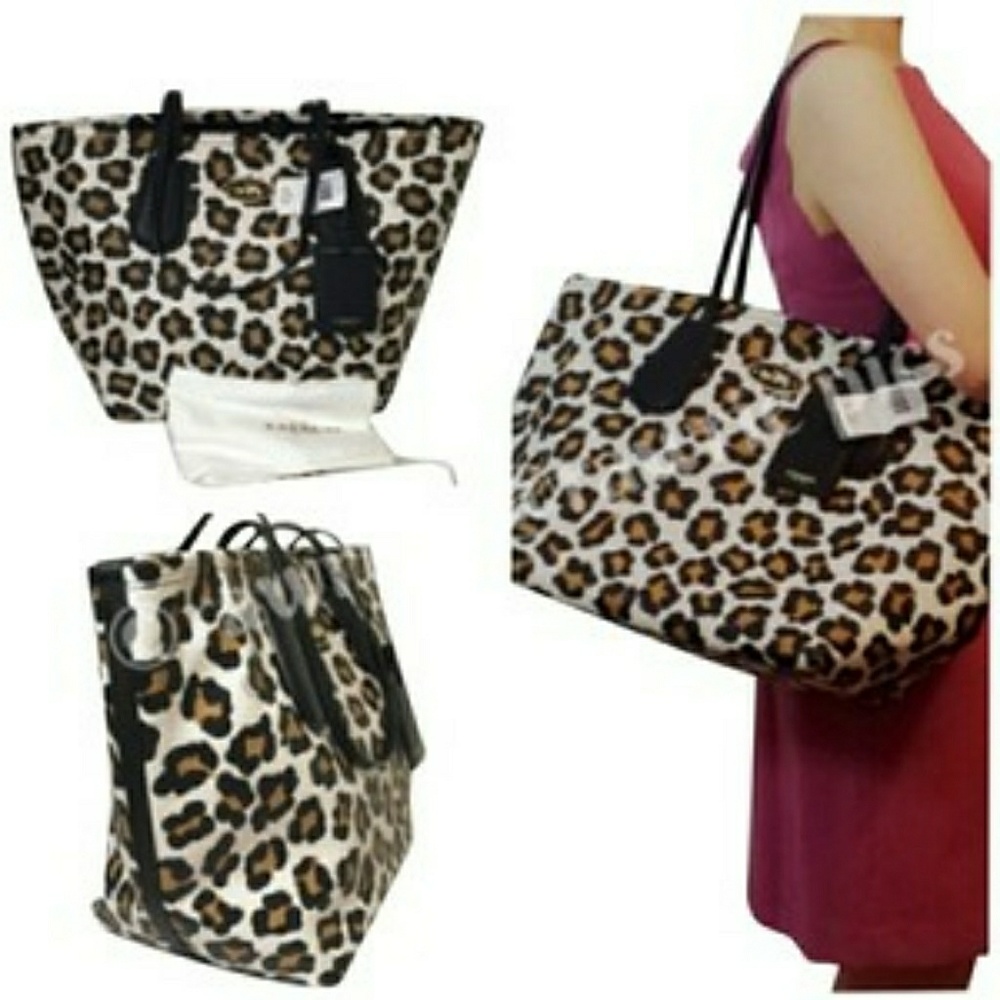 Gorgeous Coach Tote - Ocelot Print
